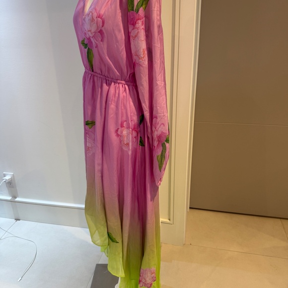 NEVER WORN Cynthia Rowley Multi Coloured High Low Dress - Picture 3 of 6